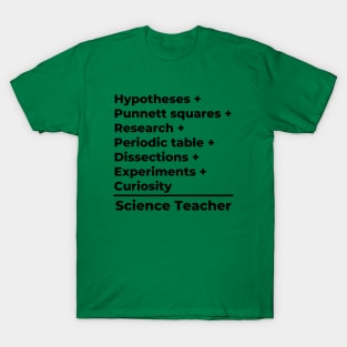 Science Teacher Equation T-Shirt